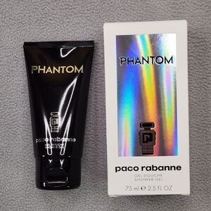 Paco Rabanne PHANTOM Men's Shower Gel 2.5oz 75ml New In Open Box